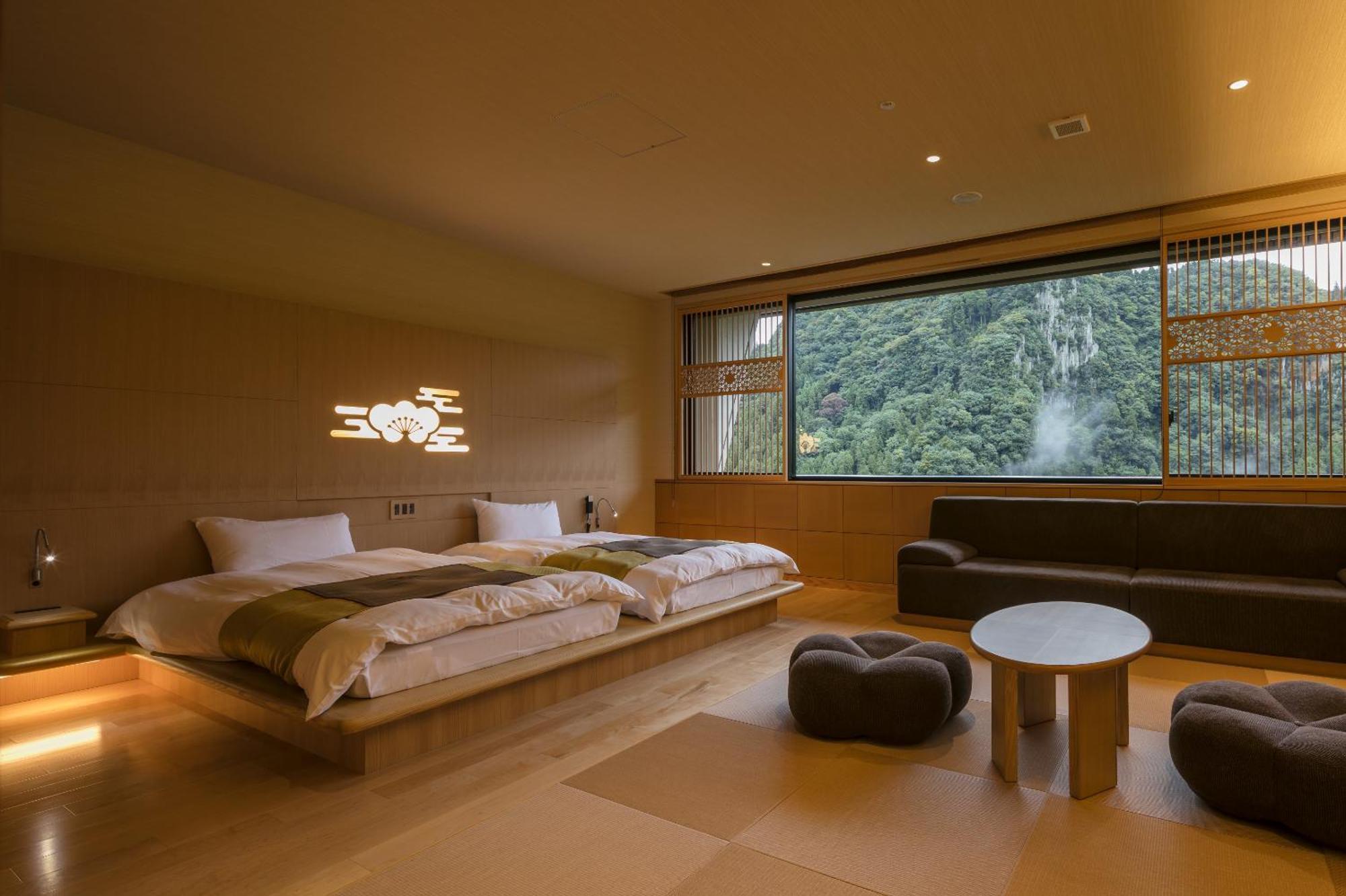 Okuhita Onsen Umehibiki Hotel Bagian luar foto