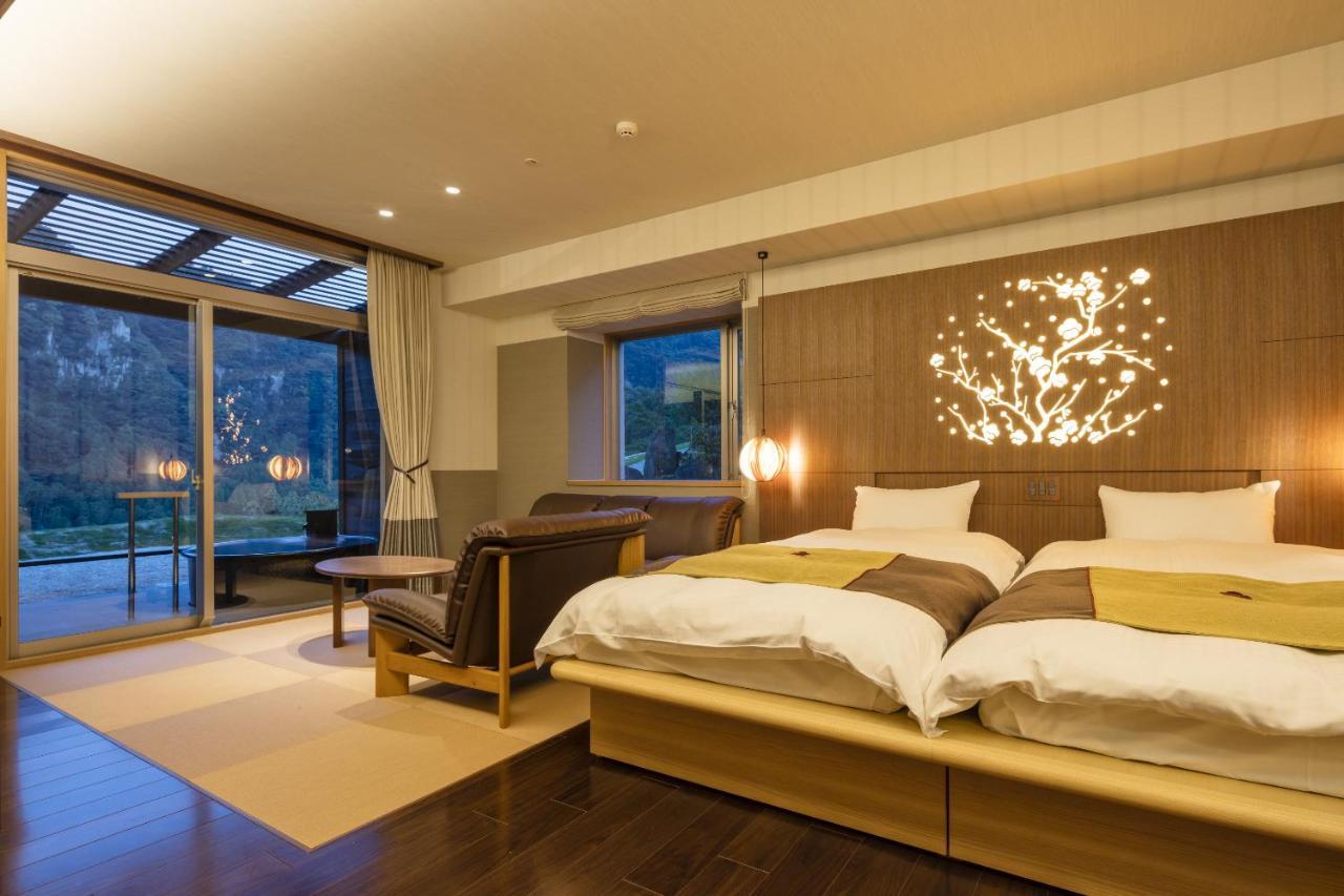 Okuhita Onsen Umehibiki Hotel Bagian luar foto